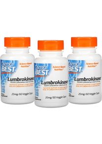 Doctors Best Lumbrokinase - 20 mg, 3 x 60 Kapseln