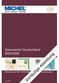 Michel Catalog Postal Stationery Germany 2025/2026