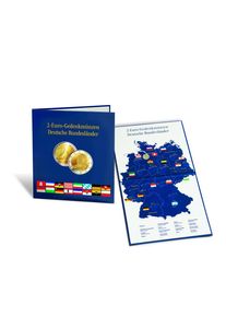 Coin album PRESSO, euro Collection for 2 euro coins "Deutsche Bundesl&auml;