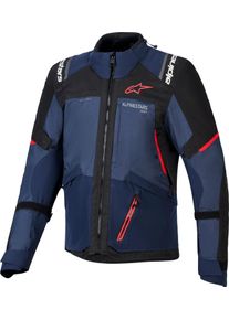 Alpinestars Andes V4, veste textile Drystar , couleur: Noir/Bleu Foncé/Rouge , taille: XXL