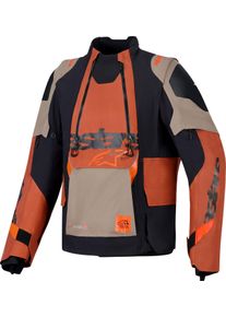 Alpinestars Halo Pro, veste textile DrystarXF , couleur: Noir/Marron/Rouge , taille: XXL