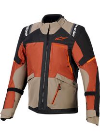 Alpinestars Andes V4, textile jacket Drystar , color: Dark Brown/Red/Black , size: XXL
