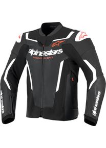 Alpinestars GP Force V2, leather jacket , color: Black/White/Red , size: 46