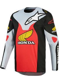 Alpinestars Honda Racer Veil, jersey , color: Black/Grey/Red , size: M