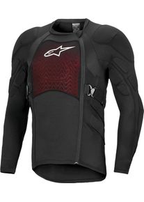 Alpinestars Bionic Plasma LT, protector jacket , color: Black/Red , size: M