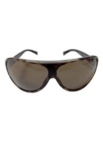 Armani Oval Sunglasses Women, One Size, brown