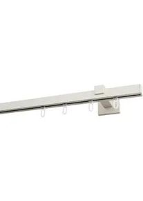 Vorhangstangenset , Weiß , Metall , 510 cm , Heimtextilien, Vorhänge, Vorhangstangen