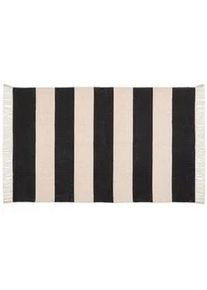 Wenko Badteppich Kasi 50/80 cm , Schwarz , Naturmaterialen , 50x80 cm , Badtextilien, Badematten