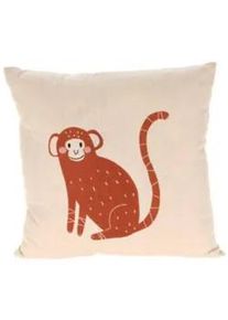 Kinderkissen Safari 40/40 cm , Multicolor , Kunststoff , 40x40 cm , Schlaftextilien, Bettwäsche, Kinderbettwäsche