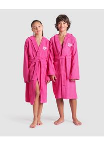 arena Bathrobe - Unisex - Shocking Pink-white - Size: 12-13 - arena Zeppelin Light Junior Robe Age 6-15