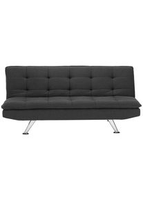 Mid.you Schlafsofa , Dunkelgrau , Textil , 194x87x102 cm , Liegefunktion , Wohnzimmer, Sofas & Couches, Schlafsofas, Sonstige Schlafsofas