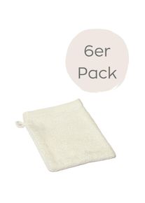 WEWO-Fashion Wewo fashion , Waschhandschuh »9517W« saugstark , ecru , Obermaterial: 100% Baumwolle