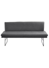 K+w Komfort & Wohnen K+W Komfort & Wohnen, Polsterbank 1 Stk. tlg. Polsterbank in Spitzkissenoptik, Sitzsteppung, in 2 Gr&ouml;&szlig;en w&auml;hlbar, asphalt, B/H/T: 172 cm x 87 cm x 65 