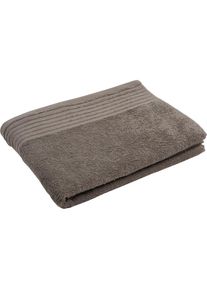 Gözze Gözze , Gästehandtücher »Hanna« Set, Uni Farben, strukturierte Bordüre, 100% Baumwolle , taupe , Obermaterial: 100% Baumwolle , B/L: 30 cmx50 cm