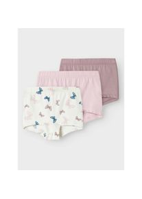 name it , Jungen , Panty »NMFTIGHTS 3P JET STREAM BUTTERFLY NOOS« Packung, 3 Stk. tlg. , Jet Stream , 98 , 98 , Unterwäsche von name it für Mädchen