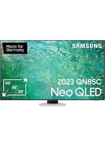 Samsung, LED-Fernseher &raquo;GQ85QN85CAT&laquo; 214 cm/85 &prime;&prime; Smart-TV Neo Quantum HDR, Neural Quantum Prozessor 4K, Gaming Hub, Strahlendes Silber, Samsung Smart