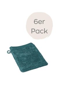 WEWO-Fashion Wewo fashion , Waschhandschuh »9517W« saugstark , petrol , Obermaterial: 100% Baumwolle