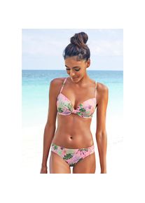 s.Oliver , Bikini-Hose »Azalea« mit tropischem Druck , rose-bedruckt , N-Gr , 38 -N-Gr , 38 , Bedruckt – jedes Teil ein Unikat