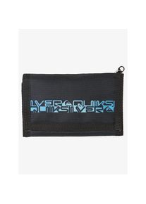 Quiksilver , Brieftasche »The Everydaily« , Black/Blue , Stoff: Robuster bedruckter Polyester [600D]