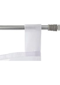 Indeko , Scheibenstange »Screw« Ø 9 mm 1 läufig-läufig Fixmaß stufenlos verstellbare Klemmstange , silberfarben , L: 25 cm - 40 cm Ø 9 mm