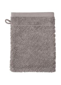 Ross , Waschhandschuh »Smart« Uni-Rippe mit Velourslabel , flanell , Obermaterial: 100% Baumwolle , B/L: 16 cmx21 cm