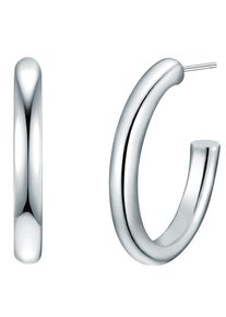 Yokoamii , Paar Creolen »Set: Y51« Creolen silber , silber , 28,8 mm , Moderne Creolen für Damen