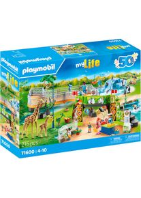 Playmobil , Konstruktions-Spielset »Mein großer Erlebnis-Zoo (71600), My Life, 50 Jahre« Made in Europe , bunt
