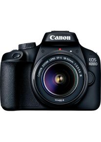 Canon , Spiegelreflexkamera »EOS 4000D 18-55mm III« EF-S 18-55mm f/3.5-5.6 III, 18 , schwarz , WiFi
