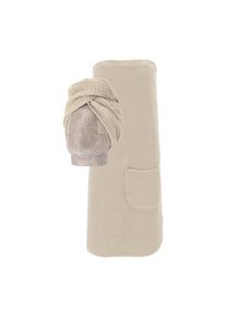 Vossen , Kilt »Wellness Set, ideal für Sauna & Spa, Hotelbademantel, Morgenmantel« Turban, 2 Stk. tlg., Musselin, 1 Spa Dress +1 Turban in einem...
