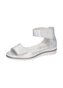 Waldläufer Waldläufer , Sandale »HAKURA« , Sommerschuh, Sandalette, Keilabsatz, in Komfortweite H (= sehr weit) , silberfarben , 3,5 (36) , 3,5 (36) ,...