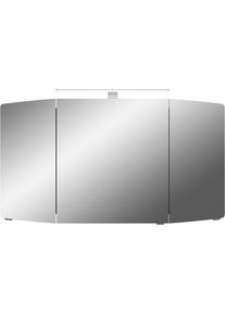 Saphir , Spiegelschrank »Cassca Sprint Badschrank, 3 Spiegeltüren, 6 Einlegeböden, 120 cm breit« inkl. LED-Beleuchtung, Türdämpfer,...