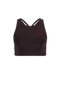 WINSHAPE , Sport-Bustier »Functional Comfort Sport-BH SB103C« mit Rücken-Applikation , espresso , XXL , XXL , Ultra weicher, eleganter Sport-BH mit...