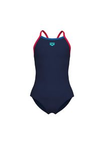 arena , Kinder , Badeanzug »GIRL'S SWIMSUIT LIGHT DROP SOLID für Mädchen« 1 Stk. tlg. , NAVY-FLUO RED-FLUO RED-BLUE CHINA , N-Gr , 152 -N-Gr , 152...