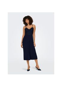 Only , Spaghettikleid »ONLHONEY STRAP DRESS JRS« Sommerkleid , Night Sky , N-Gr , XS -N-Gr , XS , Sommerliches Jerseykleid von Only
