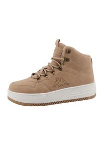 Kappa , Damen , Sneakerboots »Birga« Winterschuhe, Schnürboots, Sneaker, gefüttert , sand , 37 , 37 , Coole Sneakerboots von Kappa mit Schnürung