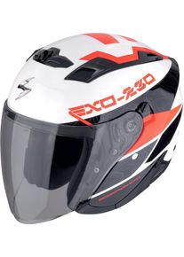 Scorpion EXO-230 Band, open face helmet , color: White/Black/Red , size: XXL