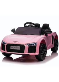 Audi R8 Spyder Kids Electric Ride On Car - Pink
