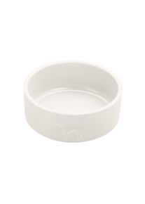 Hunter Hundenapf Osby aus Keramik wei&szlig; 550 ml