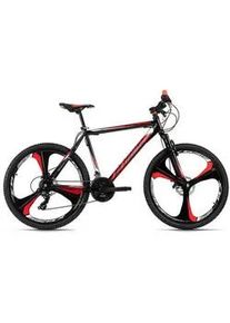 KS Cycling Mountainbike , Rot, Schwarz , Metall , 70x100x180 cm , Freizeit & Co, Sport & Fitness, Fahrräder, Mountainbikes