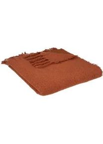 Atmosphera Createur d ́interieur Tagesdecke Kodi 130/180 cm , Terracotta , Textil , Rechteckig , 130x180 cm , Schlaftextilien, Bettwäsche, Tagesdecken