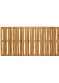 Wenko Badematte Bambusa 100/50 cm , Braun , Naturmaterialen , 50x100 cm , Badtextilien, Badematten