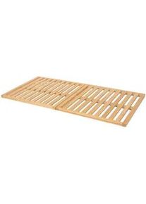 Nuxio Badvorleger Bambus Avela 100/50 cm , Braun , Naturmaterialen , 50x100 cm , Badtextilien, Badematten
