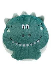 Douceur d'intérieur Douceur d ́intérieur Kissen Dinosaurier Ø 40 cm , Grün , Textil , 40x40 cm , Schlaftextilien, Bettwäsche, Kinderbettwäsche