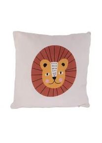 Kinderkissen Safari 40/40 cm , Multicolor , Kunststoff , 40x40 cm , Schlaftextilien, Bettwäsche, Kinderbettwäsche