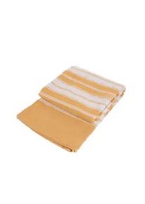 Douceur d ́intérieur Tagesdecke Abby 220/240 cm , Gelb , Naturmaterialen , 220x240 cm , Schlaftextilien, Bettwäsche, Tagesdecken
