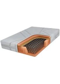 MKS Federkernmatratze Nova - 140/200 - H3/H4 - Lux , Hellgrau , Textil , H3 + H4 , Füllung: Schaumstoff , Rechteckig , 140x200 cm , Oeko-Tex® , atmungsaktiv, Bezug abnehmbar/waschbar, wendbar, schadstoffgeprüft , Schlafzimmer, Matratzen Shop, Matratzen