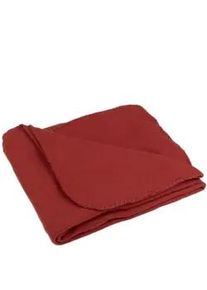 Douceur d'intérieur Douceur d ́intérieur Fleecedecke Milout 125/150 cm , Terra cotta , Textil , Rechteckig , 150x125 cm , Wohntextilien, Decken, Fleecedecken