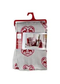 Douceur d'intérieur Douceur d ́intérieur Wohndecke 125/150 cm , Weiß , Textil , Rechteckig , 125x150 cm , Wohntextilien, Decken
