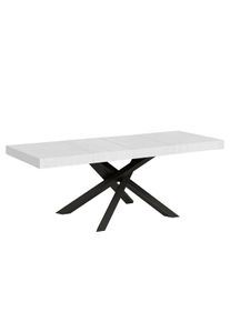 Itamoby Tavolo allungabile 90x180/440 cm Volantis Premium bianco frassino telaio Antracite