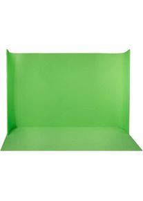 Nanlite Green Screen U-shape large 3.5x2.2m (LG-3522U) (350 cm, 220 cm), Hintergrundsystem, Grün